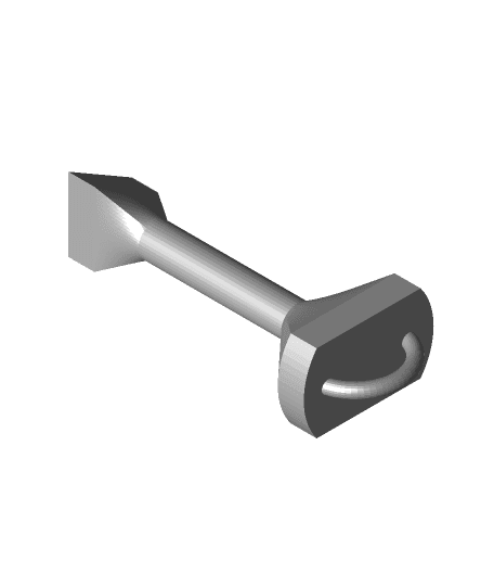 Triangle Key Lock by Cowwolfe full viewable 3d model