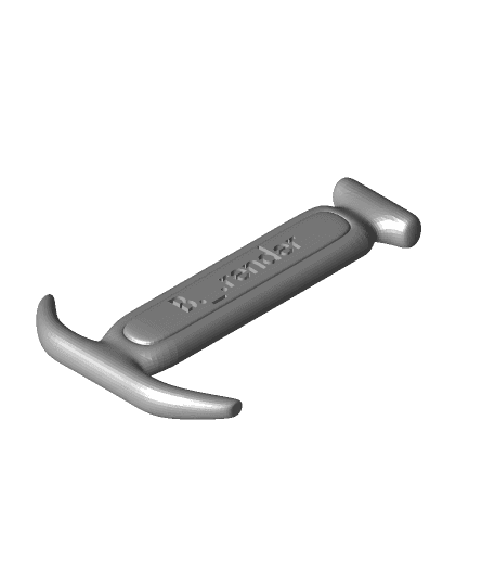 Switchblade Handle by B._.render full viewable 3d model