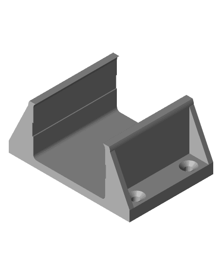 Power strip mount by ABomb full viewable 3d model
