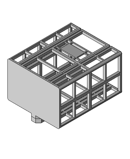 Multiboard Crane Cage for Dummy13 with FreeCAD file 3d model