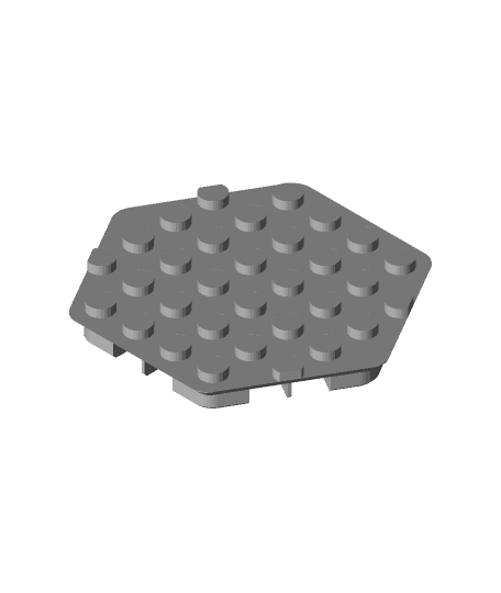 Hextraction Lego Tile 3d model