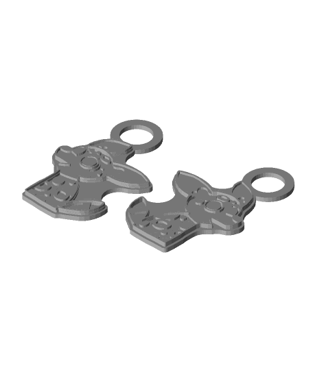 Halley Labs Tweesee Keychain buddy v3 by Dr Moof K full viewable 3d model