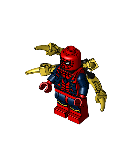 LEGO Spiderman  by Roboninja full viewable 3d model