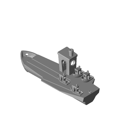 Nimitz Benchy by Hobson318 full viewable 3d model