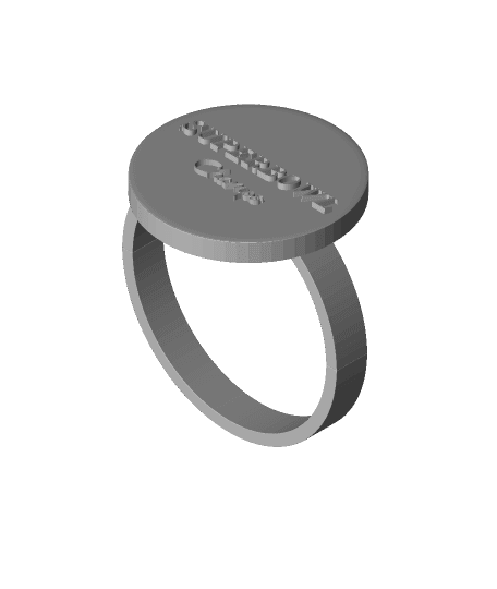 Superbowl Ring by hyrummacpherson500 full viewable 3d model