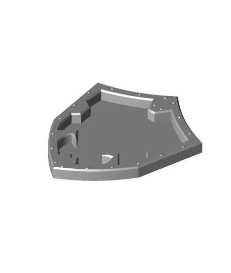 Zelda  Botw Hylian Shield (split up for multicolour printing!) 3d model