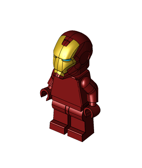 Ironman LEGO by Roboninja full viewable 3d model