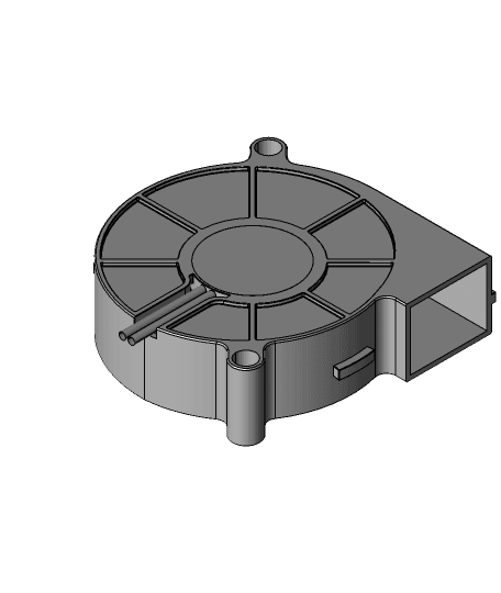 50mm Centrifugal to 30mm Axial Adapter by kmccon full viewable 3d model