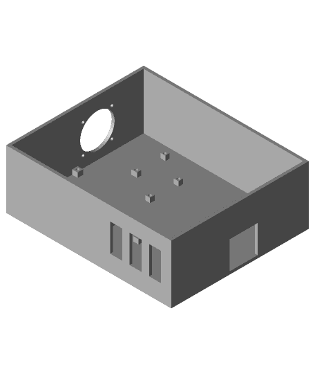 Ender3V2 External Electronics Case 3d model
