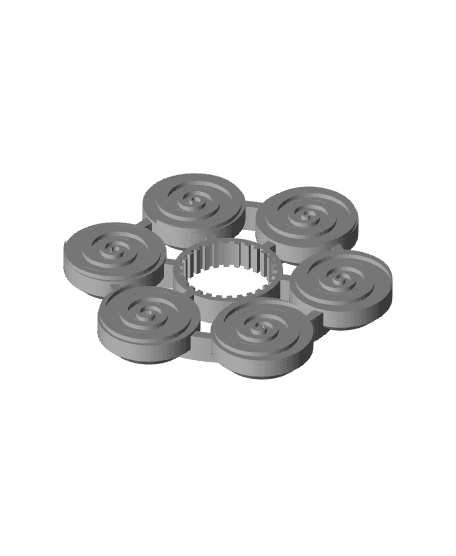 Hypno-Fidget Spinner 3d model