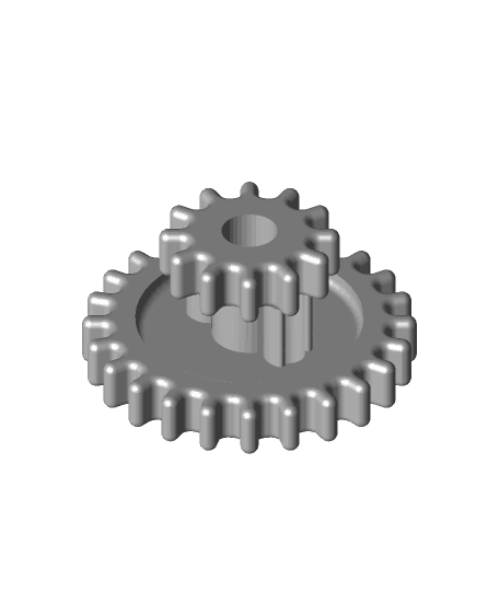 Gear Sets With Ratio 1:2 3d model