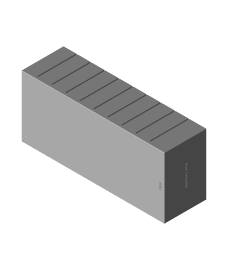 Soap Cutting Box - 1 Inch Bars.stl 3d model