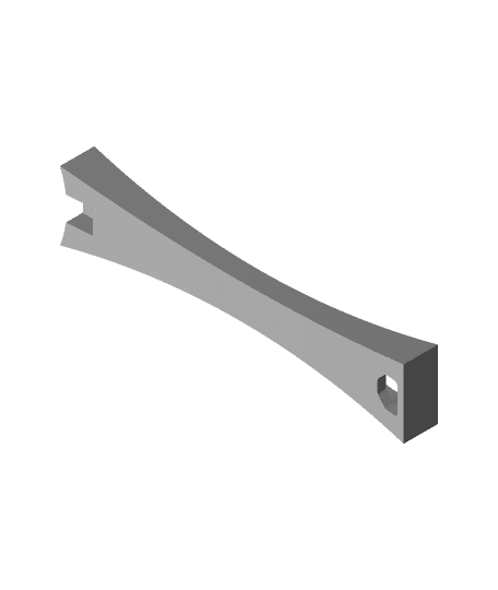 Hydroponic Tower Light Bar Arm 3d model
