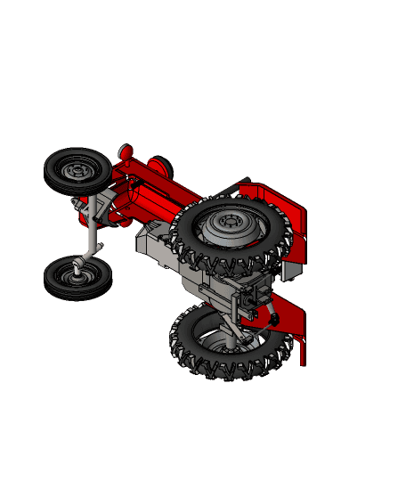 Tractor by Ashuaman full viewable 3d model