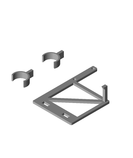 XYZ DaVinci Pro 1.0 3-in-1 Glue Stick and Tape Storage Hanger 3d model