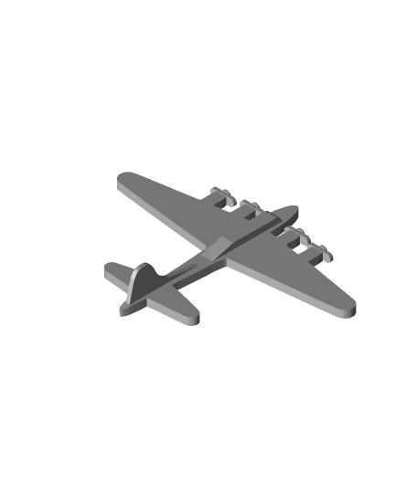 B-17 Style Bomber Toy 3d model