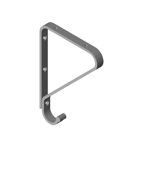 shelving bracket hook support free 3d model