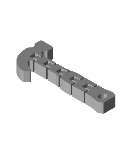 Flexi Hammer keychain 3d model