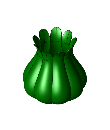 Organic Organizers: The Garlic Vase 3d model