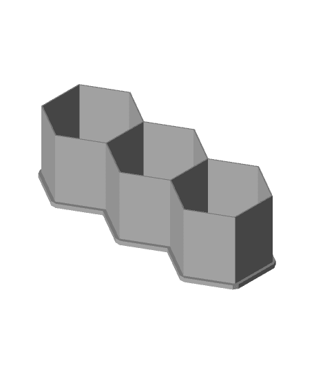 Hexagon cookie cutter by ff2002 full viewable 3d model