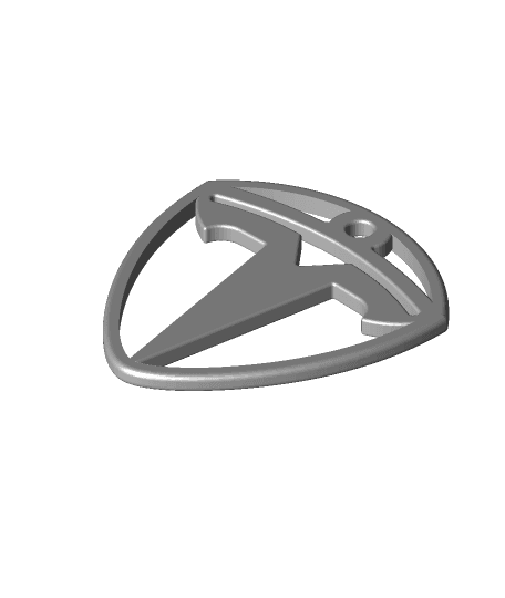 Tesla Keychain by Powerman3D full viewable 3d model