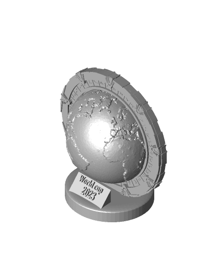 Stargate world trophy  3d model