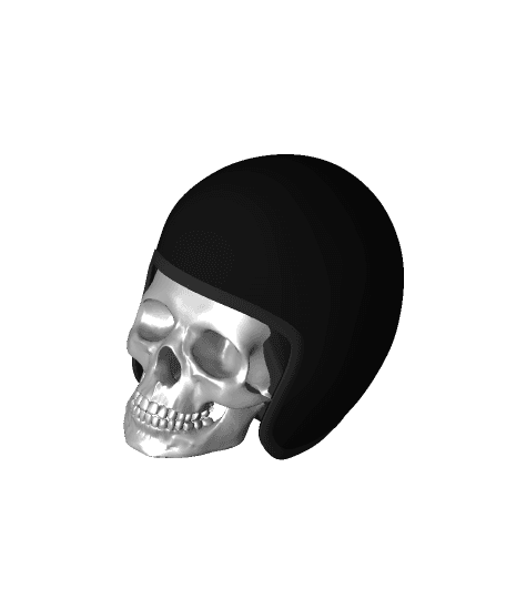 skull helmet by mrcsaurelio30 full viewable 3d model