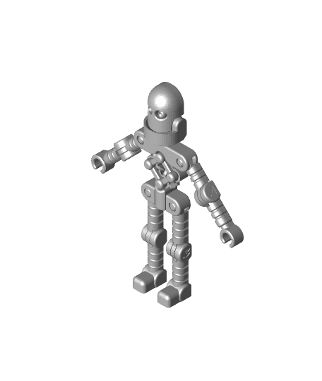 Benchmark Bot by Kazi Toad full viewable 3d model