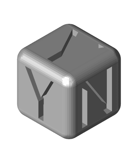 Yes or No Dice 🎲 3d model