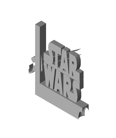 starwars bookend.stl by solar3dp full viewable 3d model