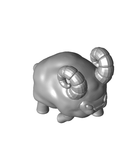 Ram from Legends of Idleon MMO 3d model