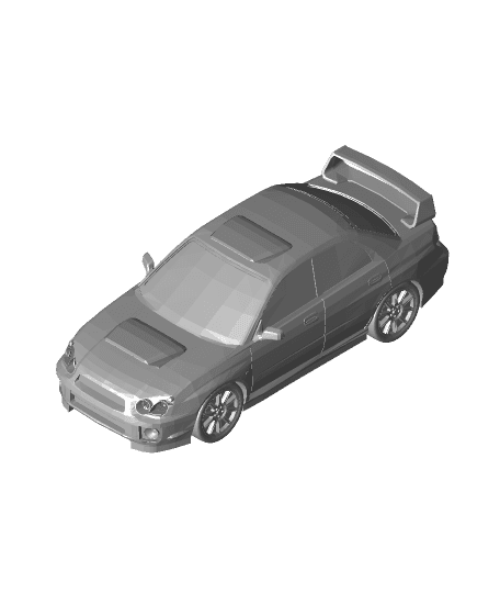 Subaru Impreza WRX STI 2004 3d model