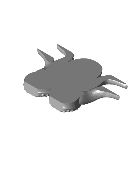 OctoSkull Shelf.stl 3d model