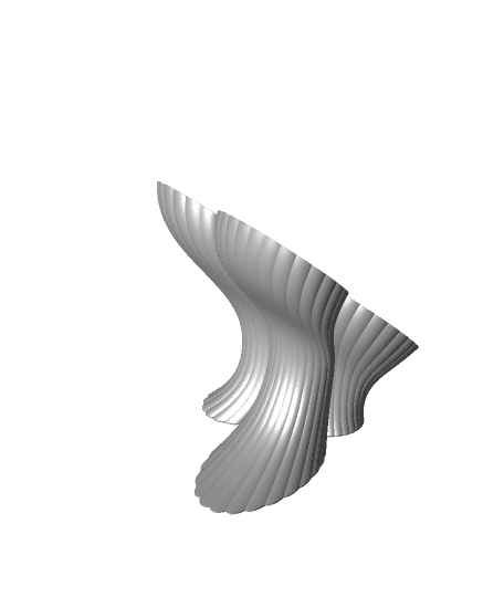 Tricoil Vase  3d model