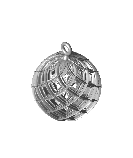 Lattice Christmas Balls 2021 (Set of 3) 3d model