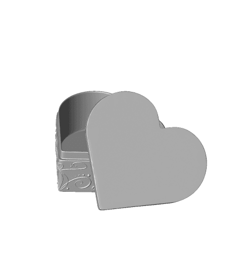 Heart Gift Box by ChelsCCT (ChelseyCreatesThings) full viewable 3d model