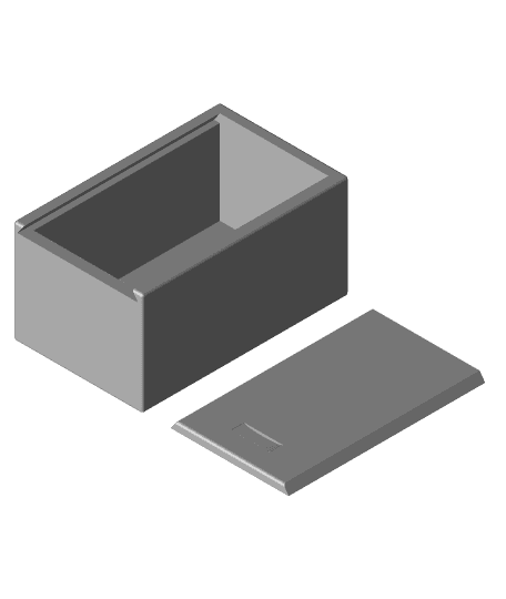 Sliding Dovetail Lid Box.stl 3d model