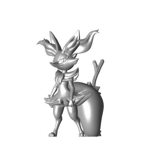 Braixen - Pokemon - Fan Art 3d model