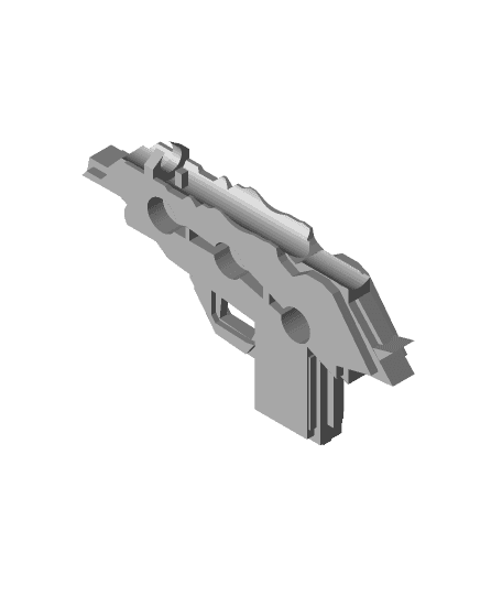Hand held gun.stl 3d model