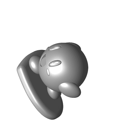 Kirby - Surfing into your heart! by Oddity3d full viewable 3d model