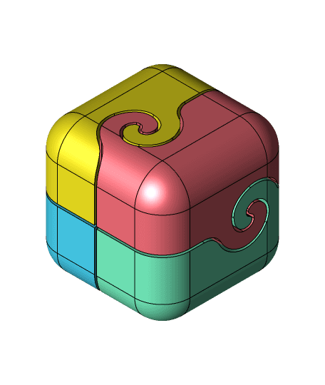 Puzzle Cube.step 3d model
