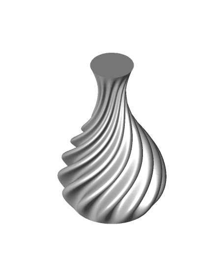 Spiral Vase (Vase No. 2) 3d model