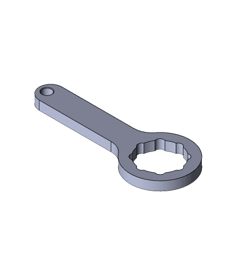 1996 Ford Contour Radiator Cap Wrench by JAFO full viewable 3d model