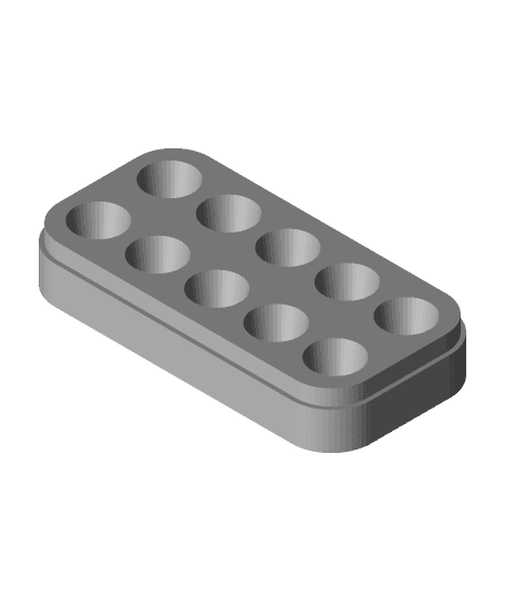 KENT | ER11 COLLET STORAGE BOX | 3D PRINTABLE by gousaltoni full viewable 3d model