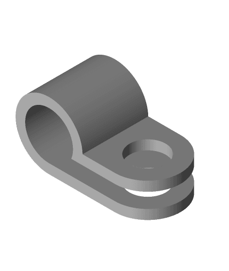 3D Printable Cable Clip.stl 3d model