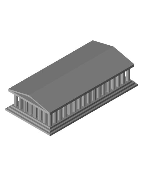 Parthenon (Scaled) by OmPurani full viewable 3d model