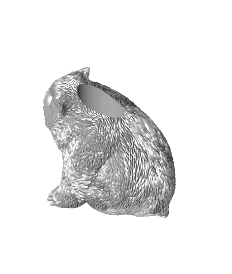 Owlbear Cub Bic Buddy by frightenedemu full viewable 3d model
