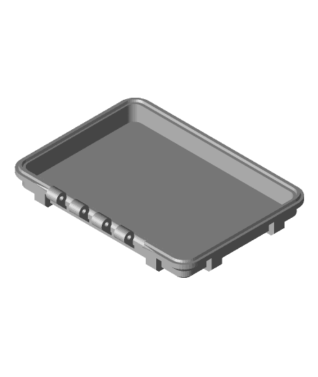 Pokemon Card Case lid Remix by dcoder50 full viewable 3d model