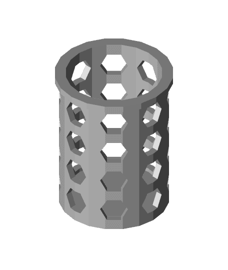Hexagon Pencil Cup.stl 3d model