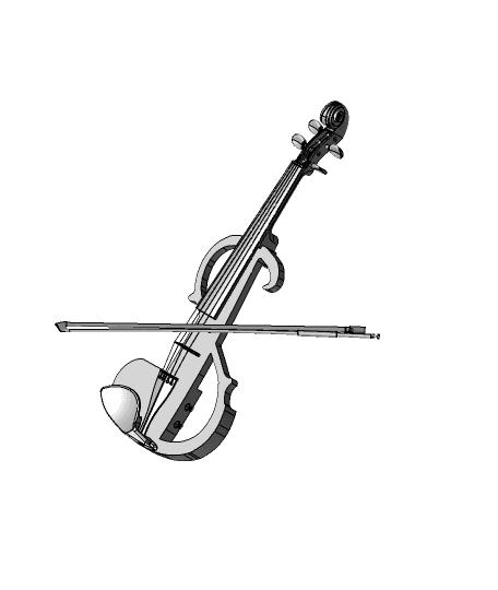 e-violin.stp 3d model